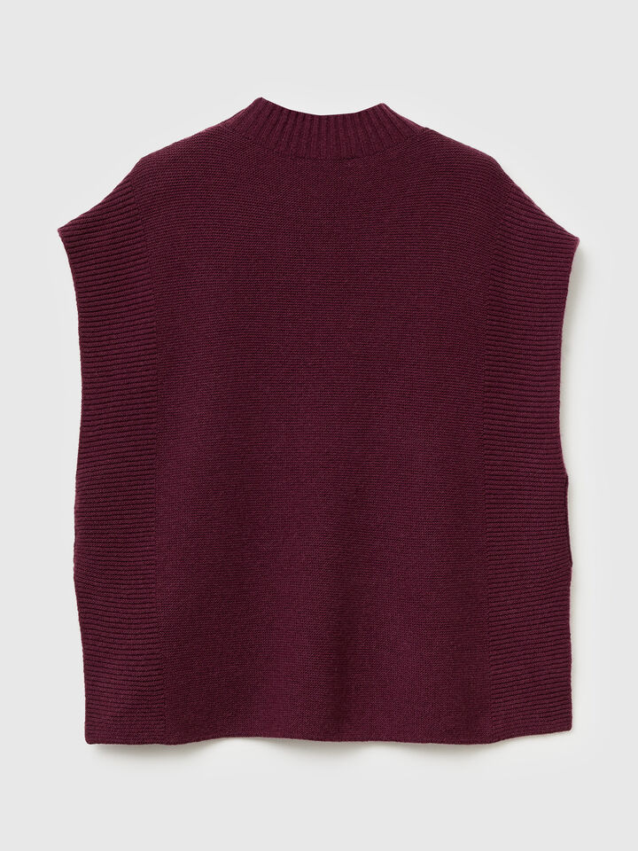 SLEEVELESS SWEATER Women image number 2